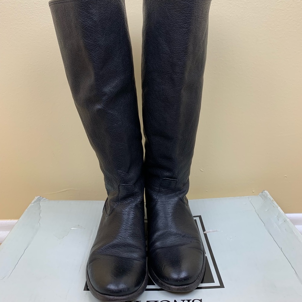 Frye Melissa Button back zip tall boots